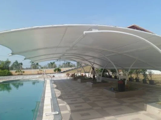 Atap Membran Lapangan Futsal dan Tribun GOR