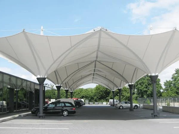 Kanopi Membran Parkiran Mobil Luas
